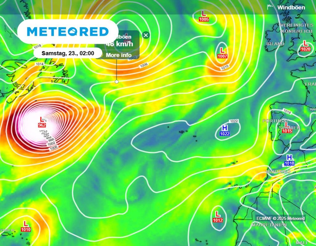 hurrikan Erin, europa, atlantik