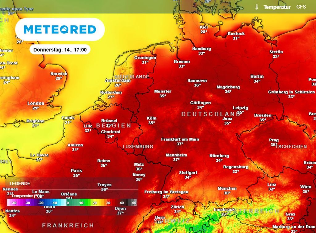 deutschland, wetter, hitzewelle
