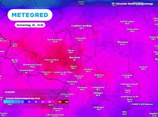 Experte: 'Das könnte dramatische Ausmaße annehmen' Unwetter-Schock im Südwesten: Calvin bringt bis zu 100 Liter Regen