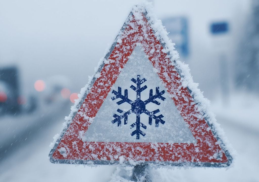 warnung, spannung, wetter Warnung vor extremer Glätte und Schneefall. In einigen Regionen müssen sogar Unwetterwarnungen ausgesprochen werden.