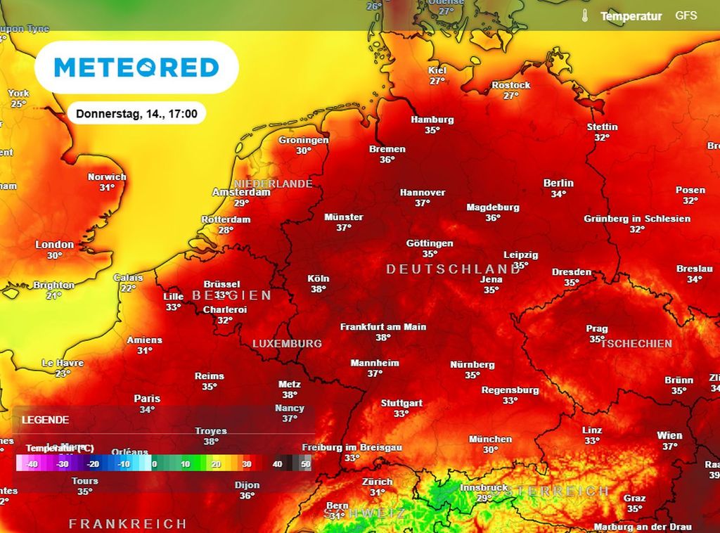 extrem, hitze, wetter, deutschland