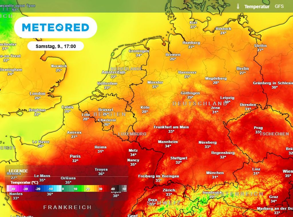 warmluft, sommer, august