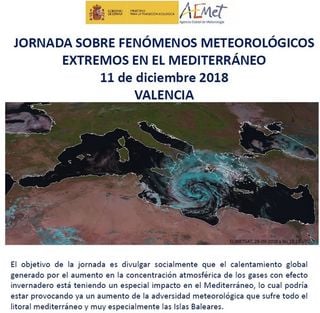 Expertos hablan en la Jornada sobre fenómenos meteorológicos adversos en el Mediterráneo