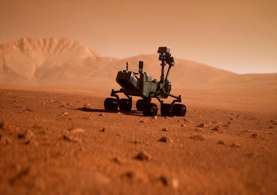 Rover Curiosity en Marte