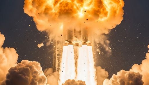 Explosion de la fus&eacute;e New Glenn : le retour de l'Homme sur la Lune encore repouss&eacute; ?