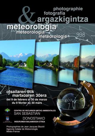 Exposición de fotografías meteorológicas en San Sebastián