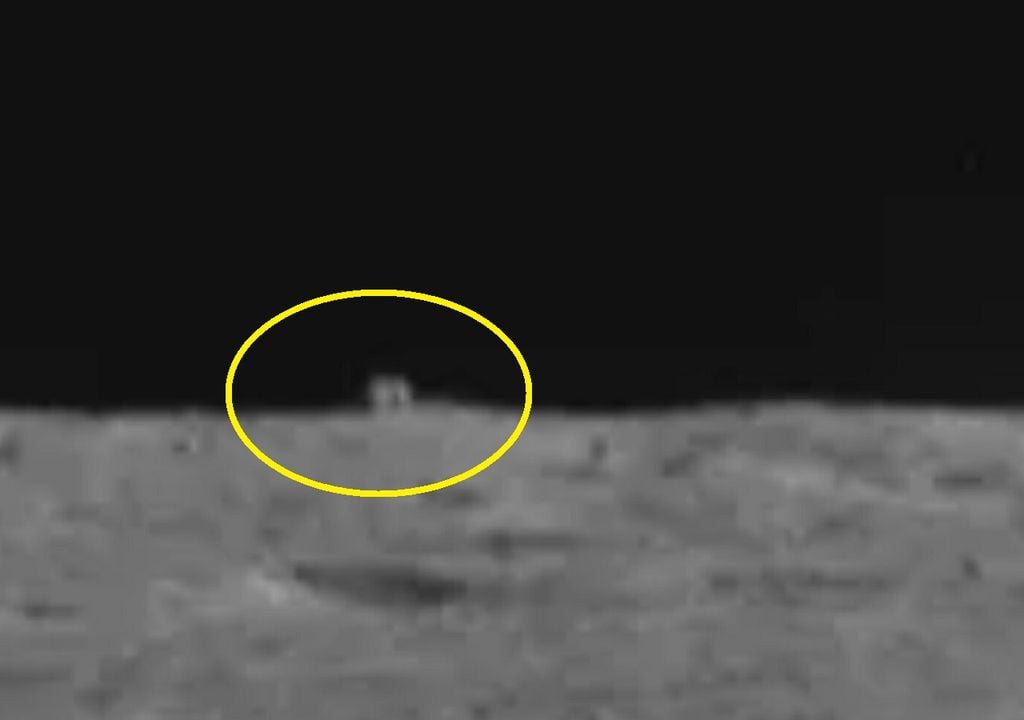 Cabina misteriosa sulla luna nascosta lato Cina
