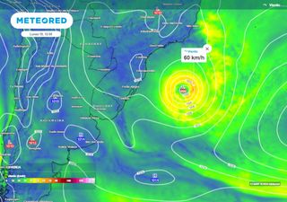 Extraordinario: una inusual tormenta tropical se está desarrollando frente a las costas de Brasil