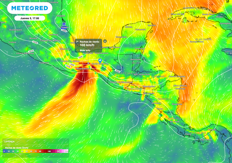 &iexcl;Extrema precauciones! Frente fr&iacute;o 33 y su masa de aire, traen aguaceros, nieve y vientos de 100 km/h a M&eacute;xico