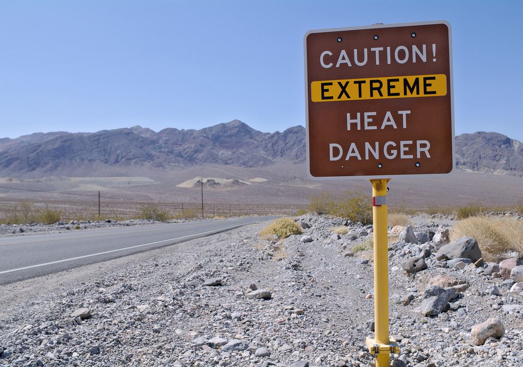 Death Valley, California, broke temperature records in July