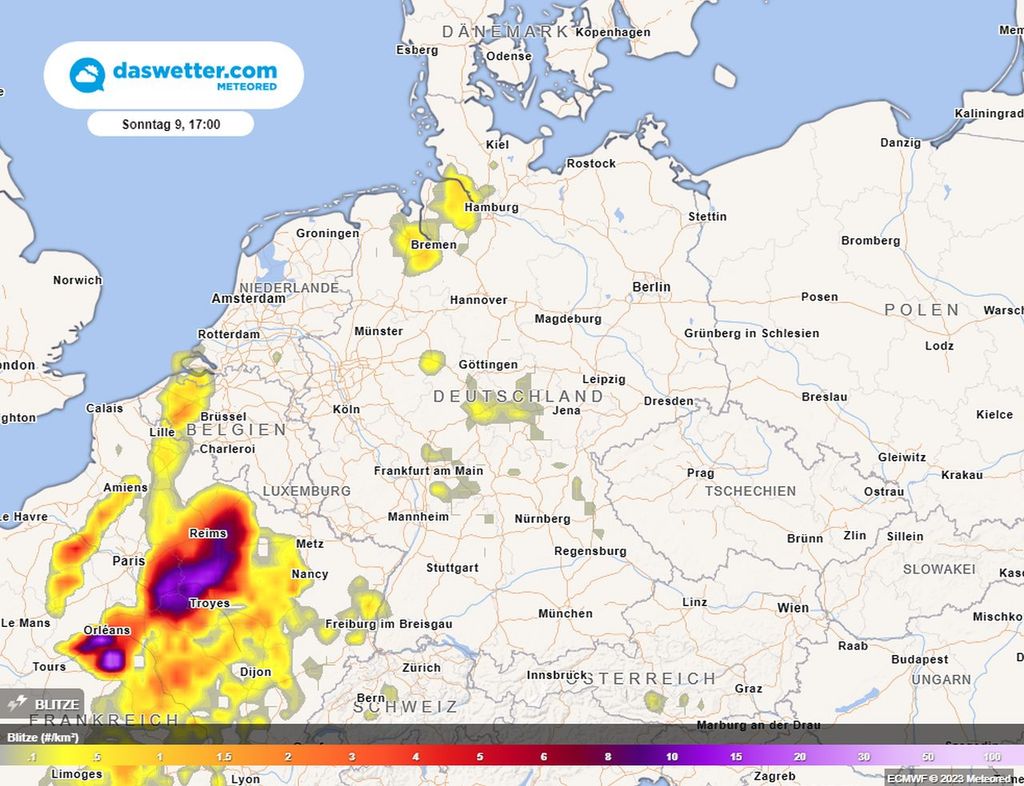 gewitter, deutschland, sonntag gewitter, deutschland, sonntag