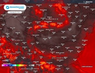 Extremer "Heat Dome": 40°C bis 45°C in Südeuropa! Schwappt die Extremhitze bald auch nach Deutschland? 