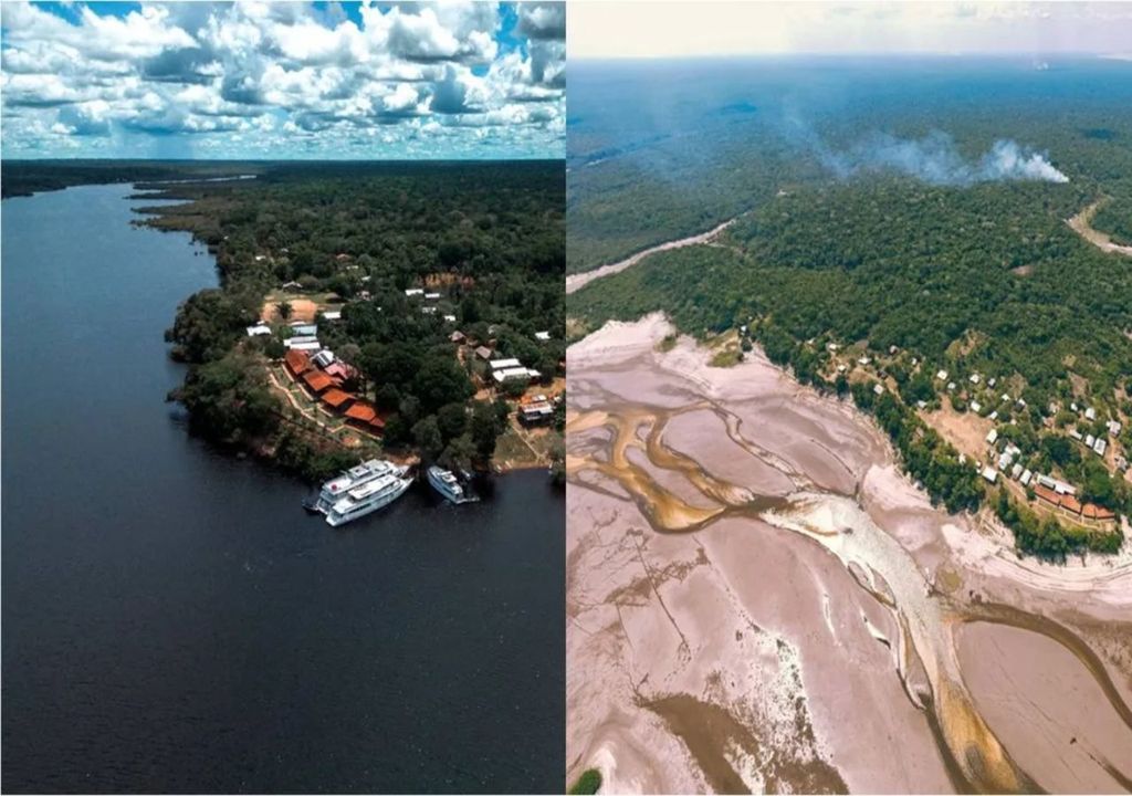 Seca na Amazônia