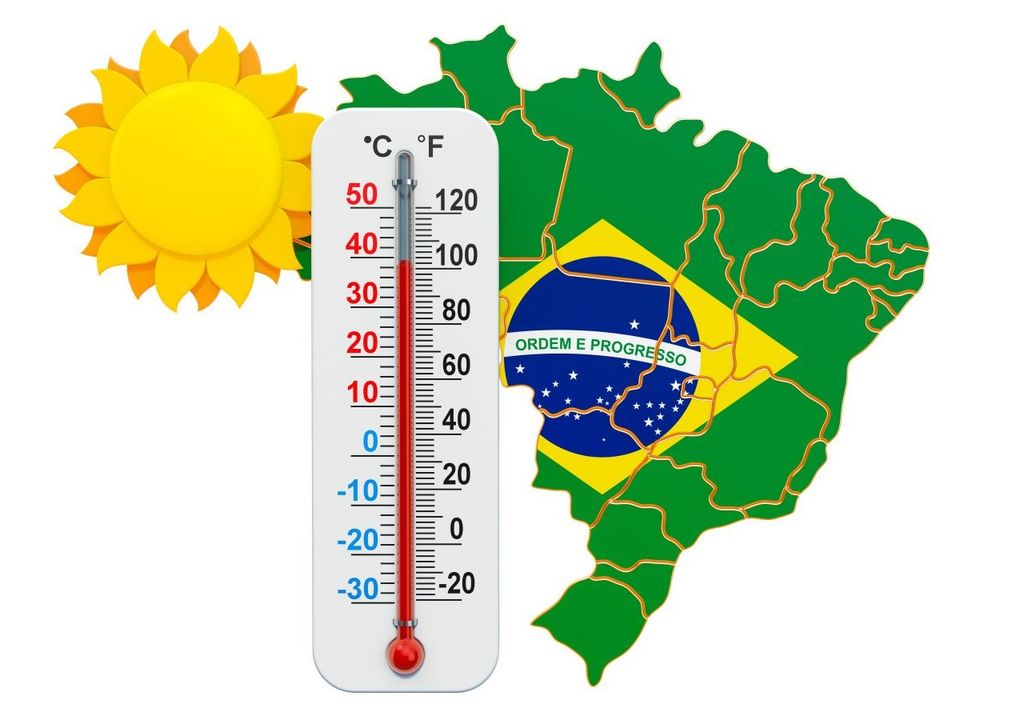 Afgelopen zondag werden in de hoofdstedelijke regio Rio de Janeiro zeer hoge maximumtemperaturen gemeten, van 38 tot 40 graden Celsius.