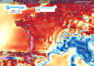 Fait rarissime en France : les températures repassent au-dessus des normales de saison ! Cela va-t-il durer ?