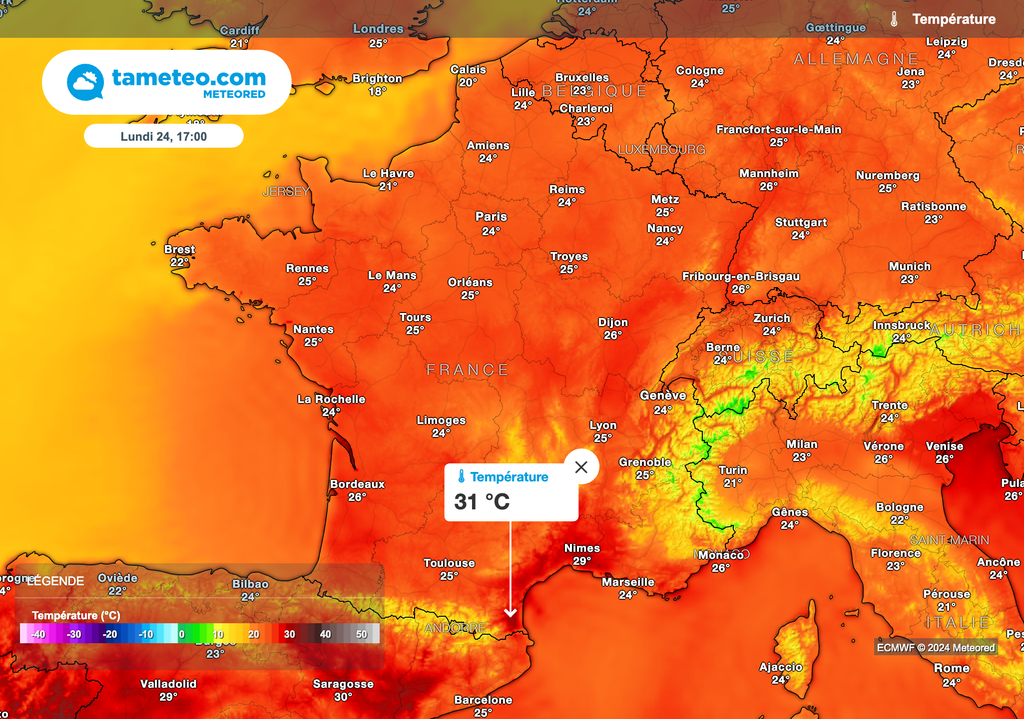 Enfin un ressenti estival ce lundi sur toute la France ! Enfin un ressenti estival ce lundi sur toute la France !