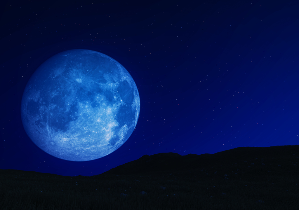 lua azul lua azul