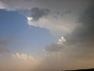 Familia de tormentas sobre Guadarrama, el 26 de Junio de 2002