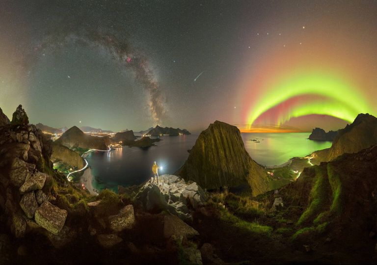 aurora boreal no brasil, hemisfério sul