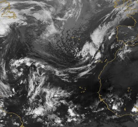 Fases De Una Borrasca Y Ciclogénesis En La Cercanía De Canarias