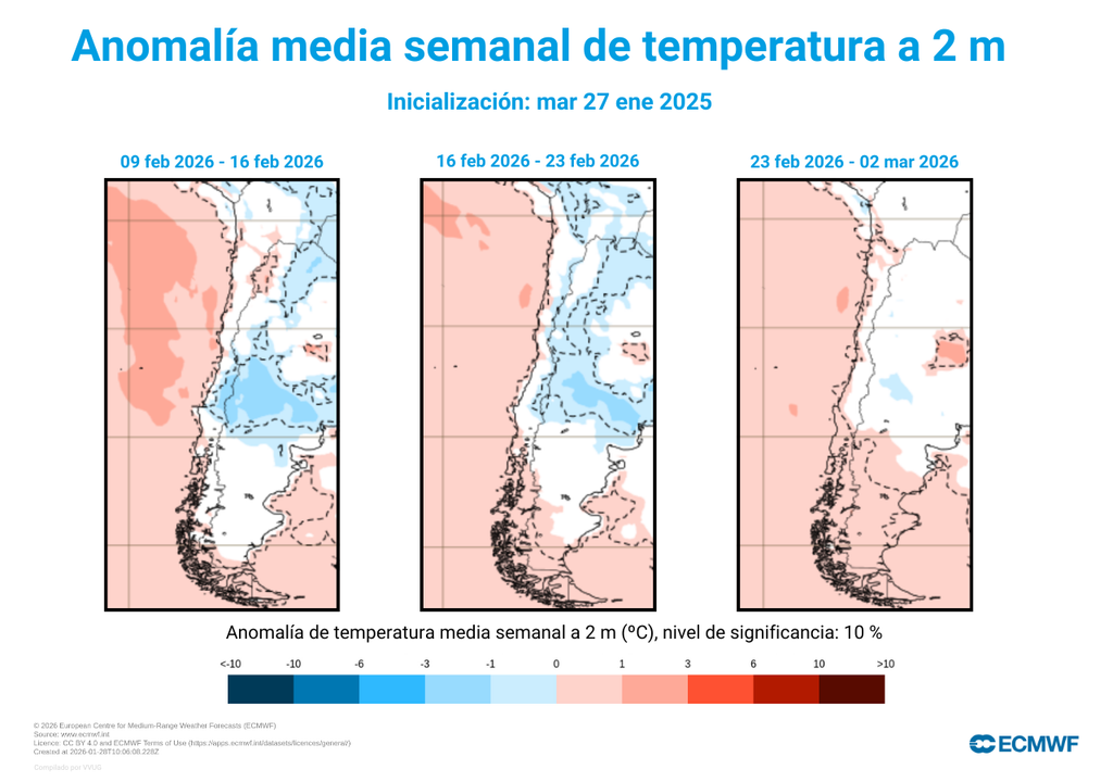 Después de una primera quincena más fresca, febrero tendrá un ascenso térmico durante la segunda mitad del mes.