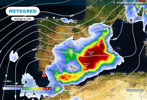 Fecha fijada para el final de las danas que dejar&aacute;n lluvias intensas en Espa&ntilde;a: "el episodio durar&aacute; tres d&iacute;as"