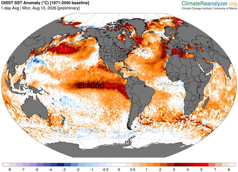 Los expertos de la NOAA ya lo dan por seguro: el fen&oacute;meno de El Ni&ntilde;o ser&aacute; muy fuerte, de r&eacute;cord e hist&oacute;rico