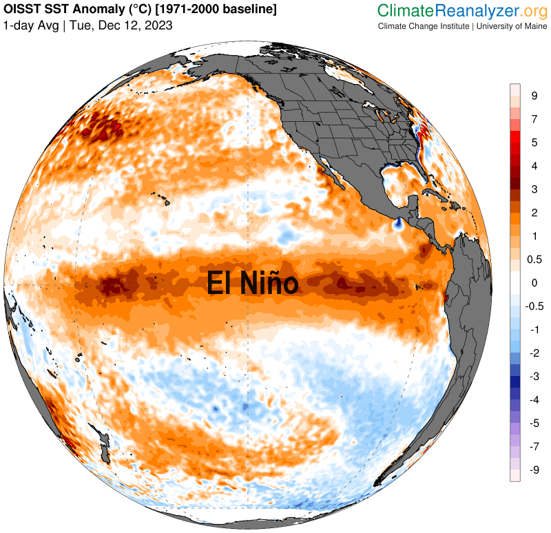 The El Niño phenomenon already has an end date through 2024