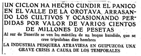 Fenómenos Meteorológicos Adversos En Los Años 50, Parte I Fenómenos Meteorológicos Adversos En Los Años 50, Parte I