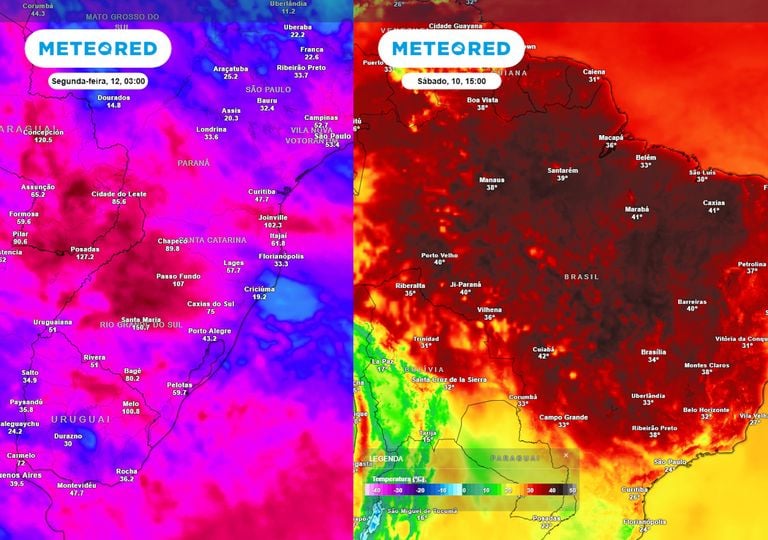 Feriado do Dia das Crian&ccedil;as ter&aacute; alerta de chuva forte, temporais e calor de mais de 40&deg;C