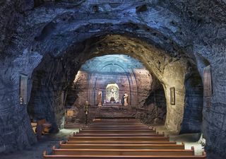 Esta mina esconde uma catedral de sal incrível a 180 metros de profundidade 