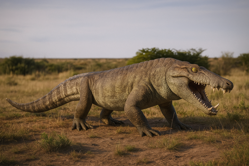 Así era el feroz cocodrilo que ha devorado dinosaurios en la Patagonia prehistórica hace 70 millones de años Así era el feroz cocodrilo que ha devorado dinosaurios en la Patagonia prehistórica hace 70 millones de años
