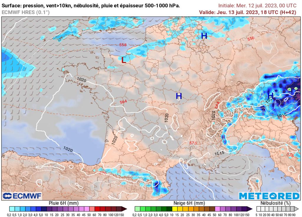 Rares seront les intempéries en début de soirée ce jeudi.