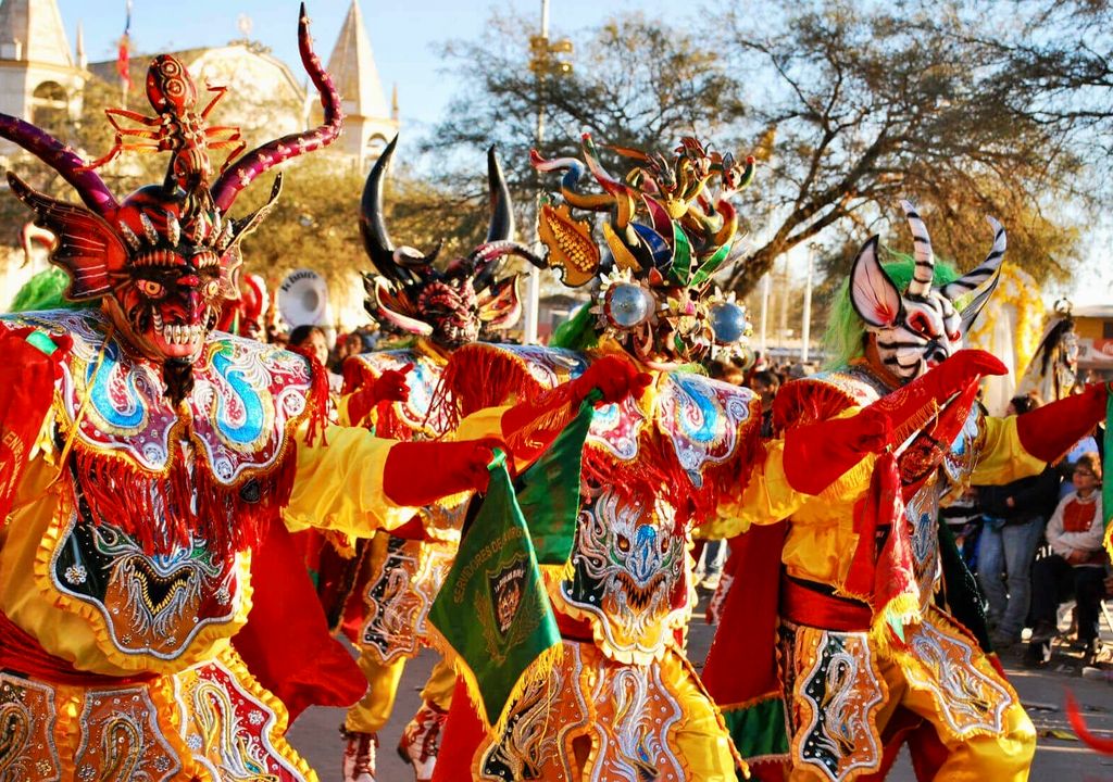 Diabladas de La Tirana, Chile. Diabladas de La Tirana, Chile.