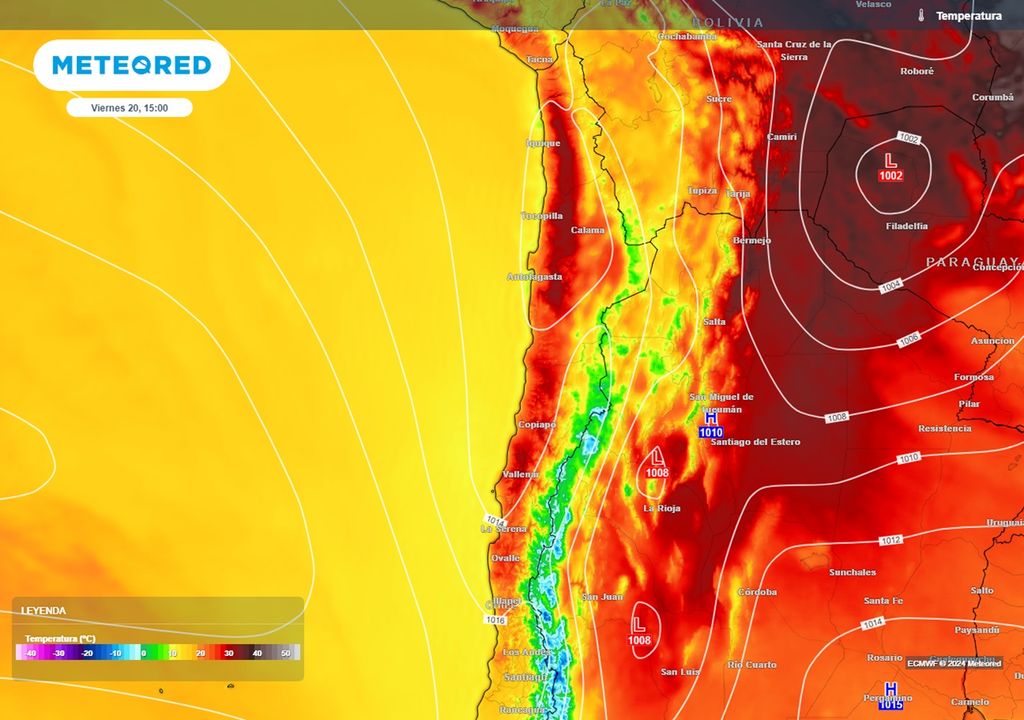 altas temperaturas sobre el norte del país altas temperaturas sobre el norte del país