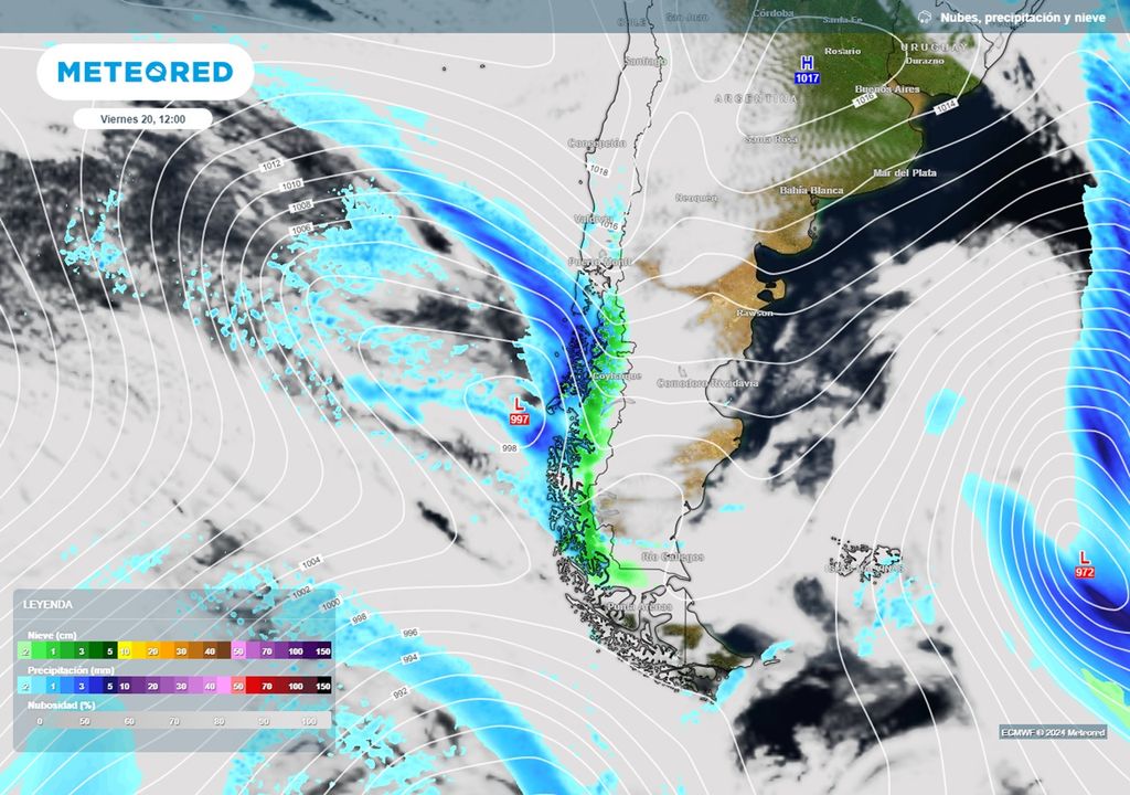 sistema frontal previsto para la patagonia sistema frontal previsto para la patagonia