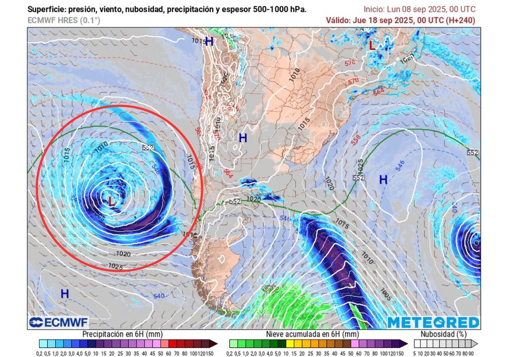 Pronóstico Fiestas Patrias 2025 en Chile, Meteored, lluvias