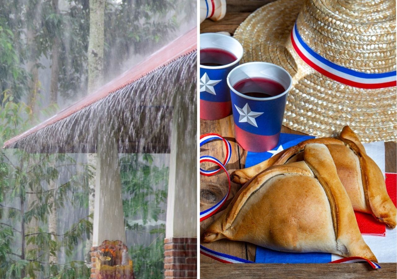Las lluvias podrían llegar hasta Chile centro norte dentro de las celebraciones de Fiestas Patrias 2025.