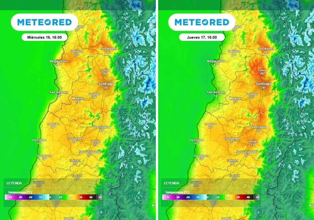 El centro norte estará con máximas cercanas a los 30°C, iniciando las fiestas patrias con temepraturas veraniegas.