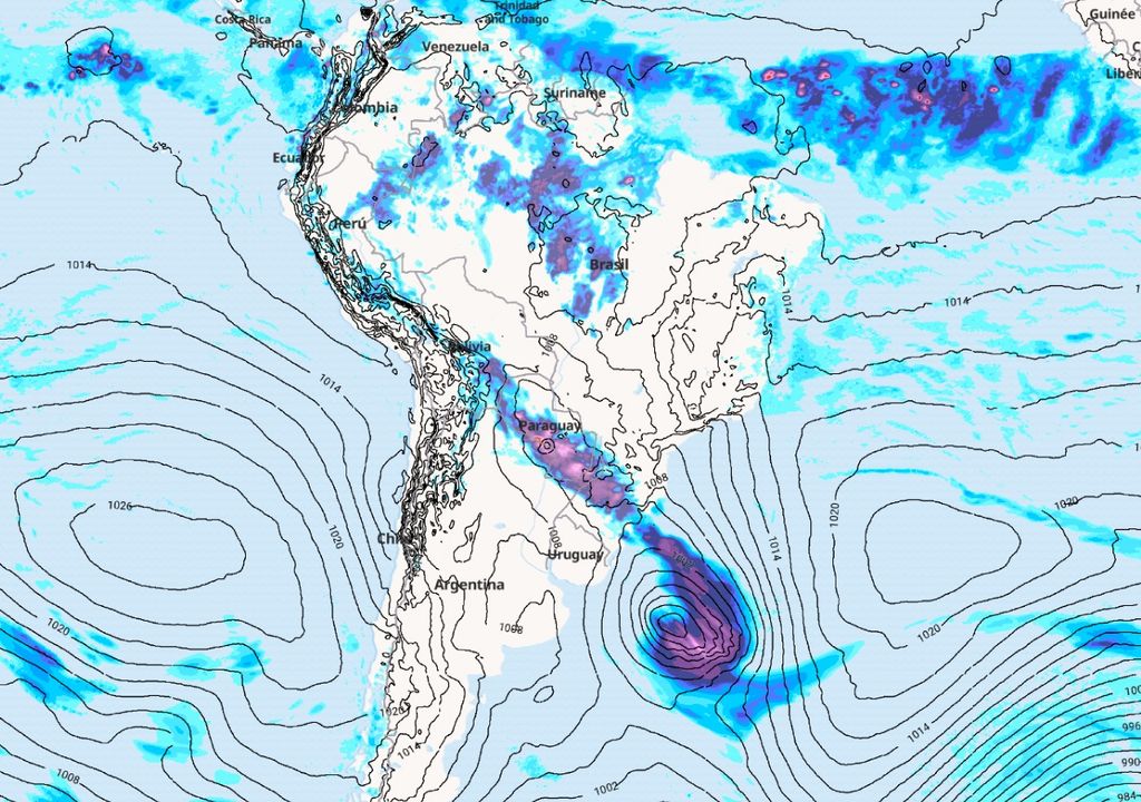 ECMWF, temporais, granizo ECMWF, temporais, granizo