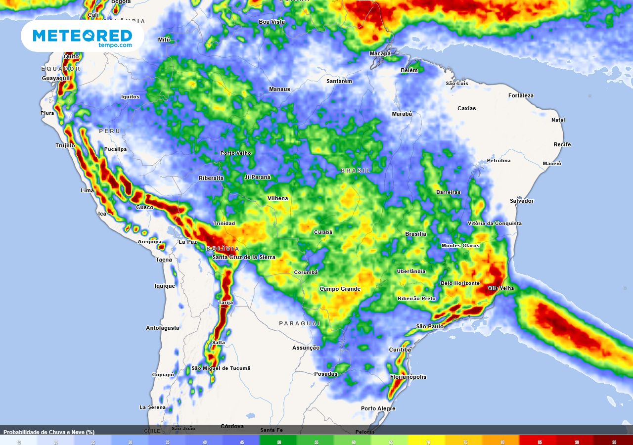 Chuva e frio? Saiba como fica a previsão do tempo da semana