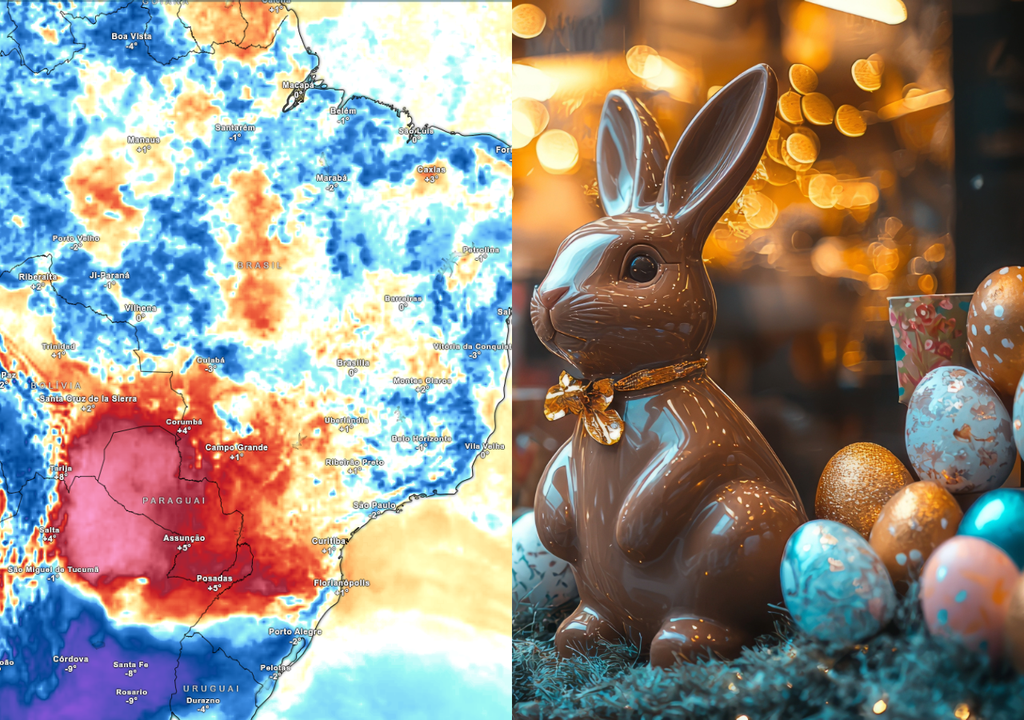 Páscoa de contrastes: frio de 12°C e calor de 40°C marcam o próximo fim de semana.