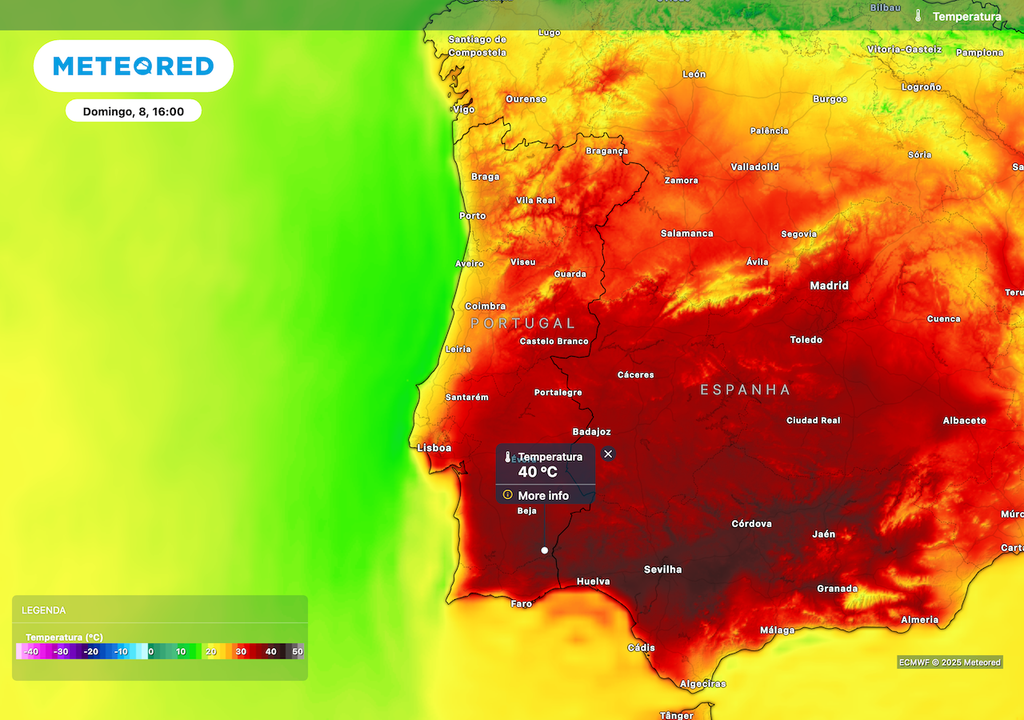 Temperaturas elevadas em Portugal Continental Temperaturas elevadas em Portugal Continental