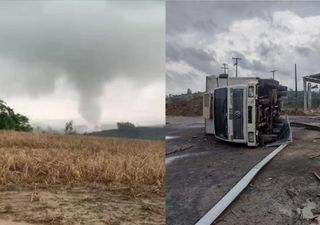 Fim de semana marcado por tempestades severas e tornado no Sul do Brasil. Há alerta para mais tempo severo nessa semana!