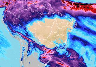 Fim de semana nublado, frio e com chuva entre SC, PR e SP