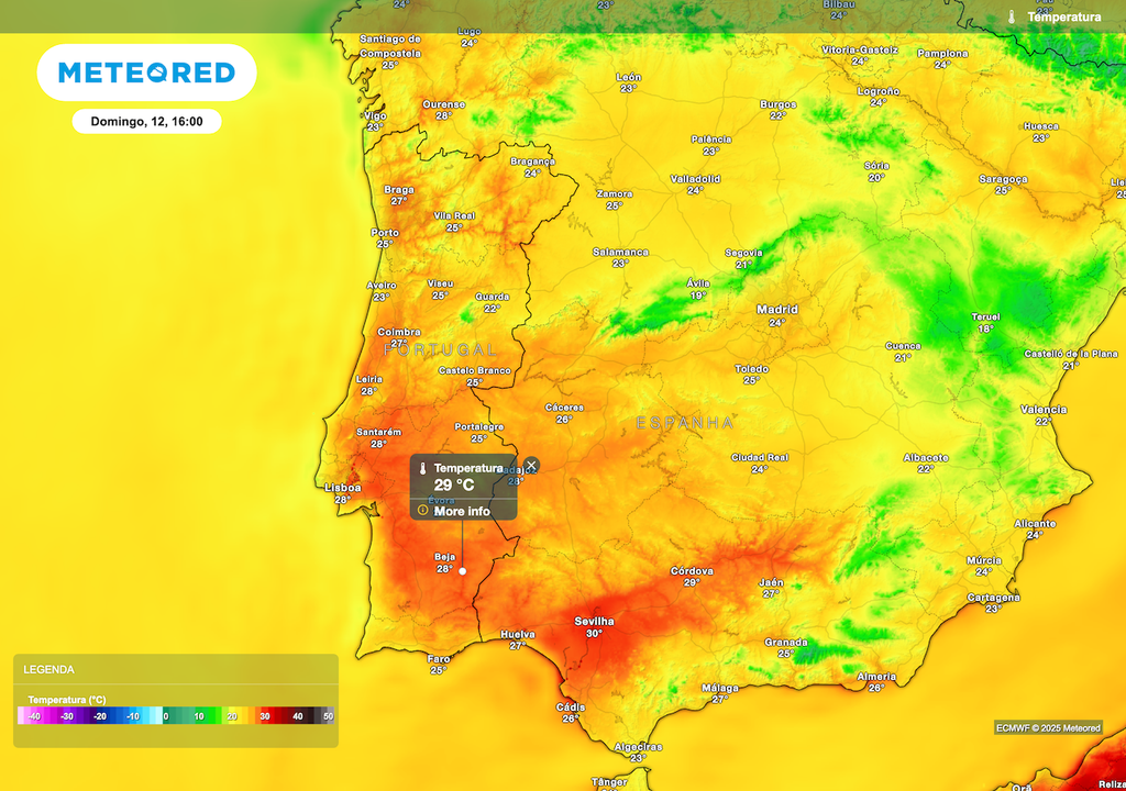 Temperaturas permanecem elevadas no domingo, podendo depois reduzir no início da semana. Temperaturas permanecem elevadas no domingo, podendo depois reduzir no início da semana.