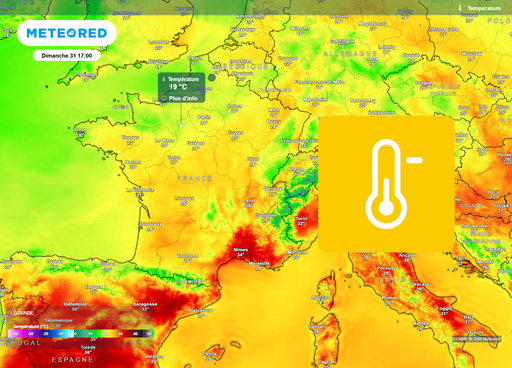 Fin de la canicule en France : d&eacute;couvrez les villes qui vont perdre jusqu'&agrave; 10 degr&eacute;s ce dimanche