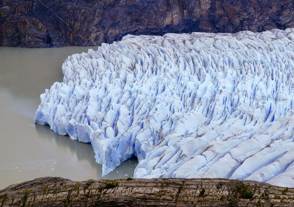 Glaciar Grey, Parque Nacional Torres del Paine. El Glaciar Grey es uno de los principales atractivos del Parque Nacional Torres del Paine.
