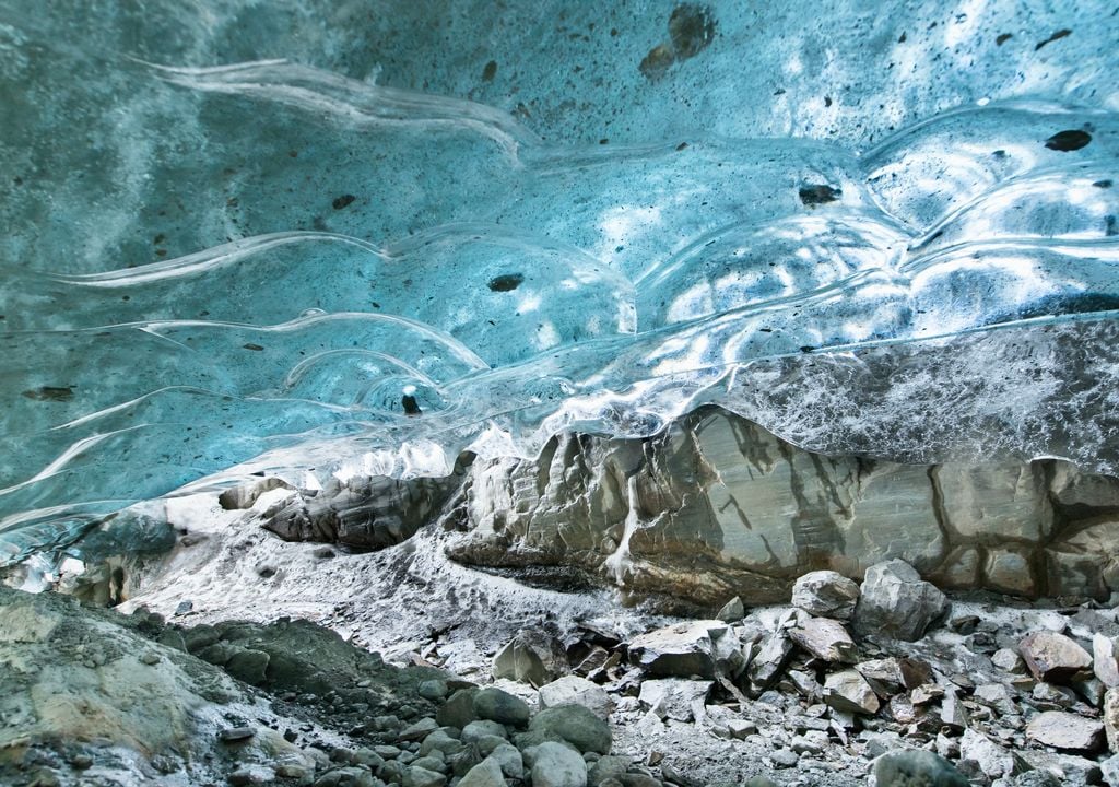 Glaciar Vinciguerra, Ushuaia, Argentina. El glaciar Vinciguerra es uno de los más importantes de la provincia de Tierra del Fuego.