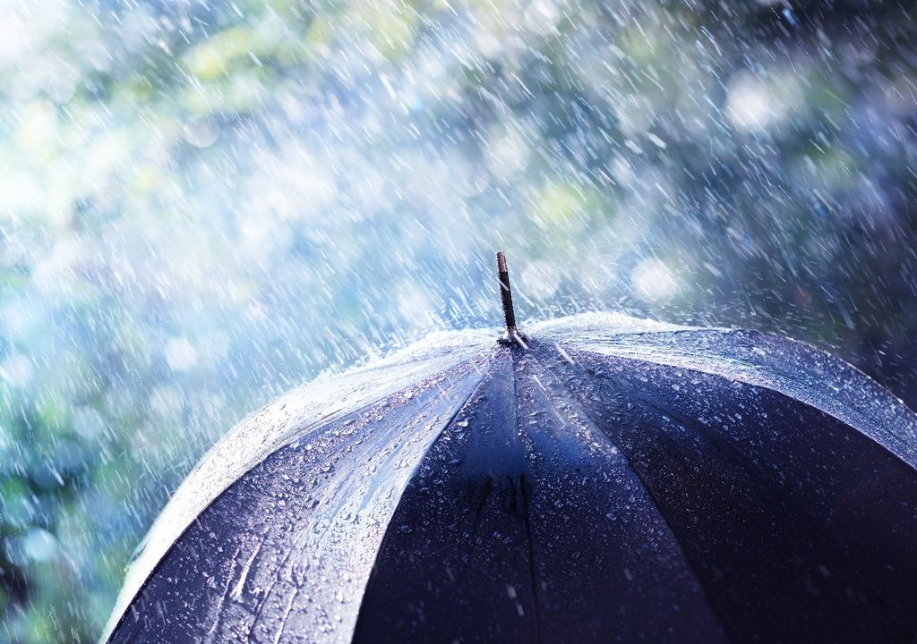 paraguas; lluvia